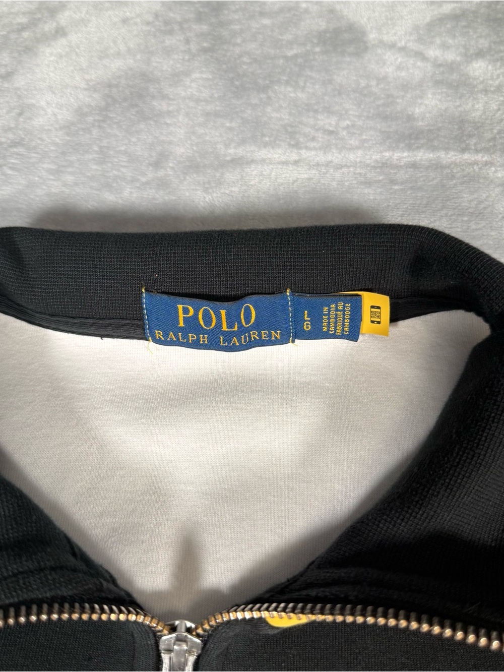 Polo Ralph Lauren Track Jacket Mens L Colorblock Stadium Shield Full Zip - Picture 4 of 11
